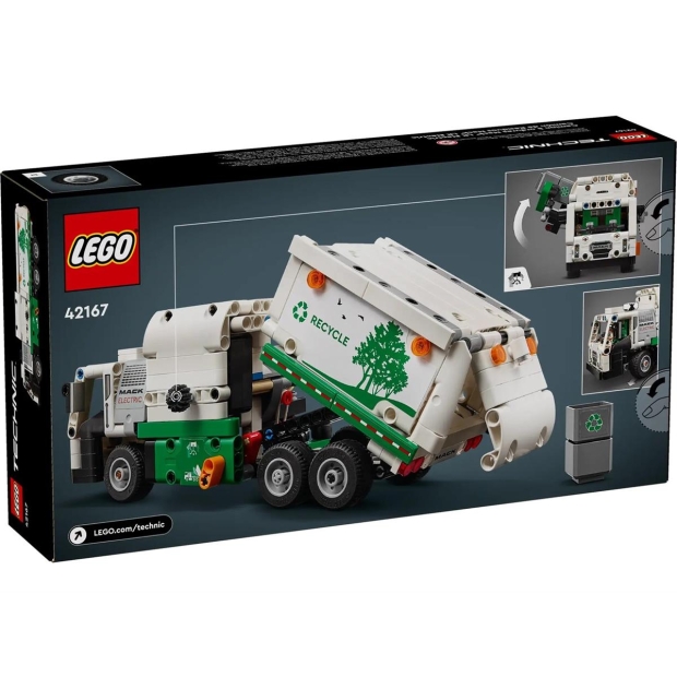 LEGO TECHNIC 42167 Śmieciarka Mack® LR Electric-8353714