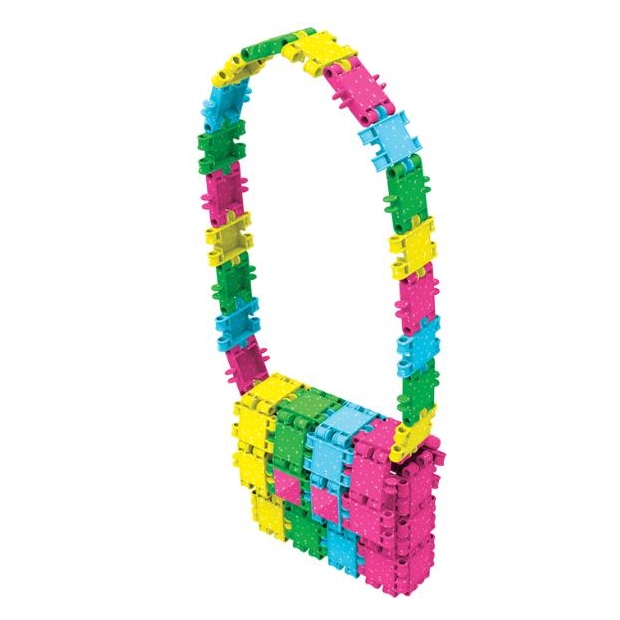 Klocki konstrukcyjne CLICS - Zestaw 175 el. (8w1) GLITTER-8575951