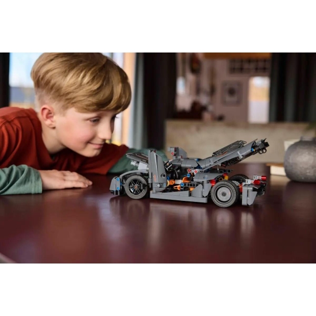LEGO Technic 42173 Szary hipersamochód Koenigsegg Jesko Absolut-8734232