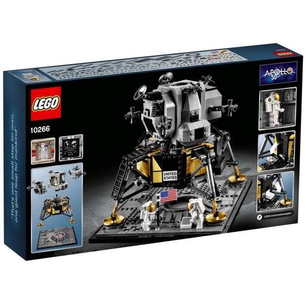 LEGO Creator Expert 10266 Lądownik księżycowy Apollo 11 NASA-9027130
