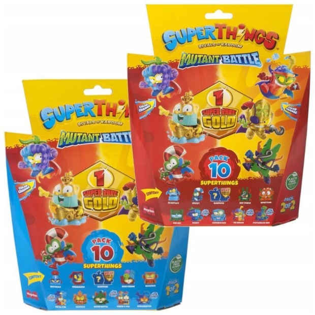 SUPERTHINGS Mutant Battle Seria 12 Zestaw 10 Figurek
