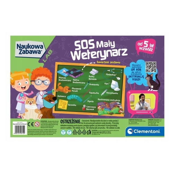 Clementoni S.O.S. Mały weterynarz-9532310