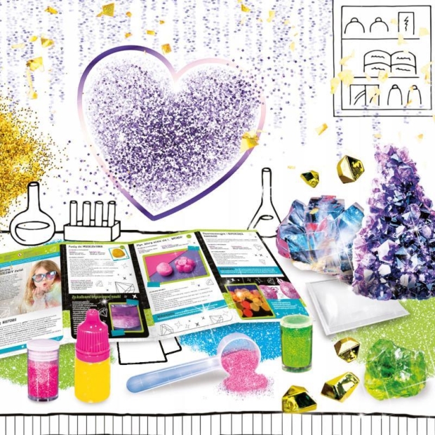 Mały Geniusz - Eksperymenty z brokatem-9613748