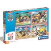 Clementoni Puzzle 4 w 1 Super Kolor PawPatrol