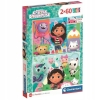 Clementoni Puzzle 2x 60 elementów Super Kolor Gabby's Doll House