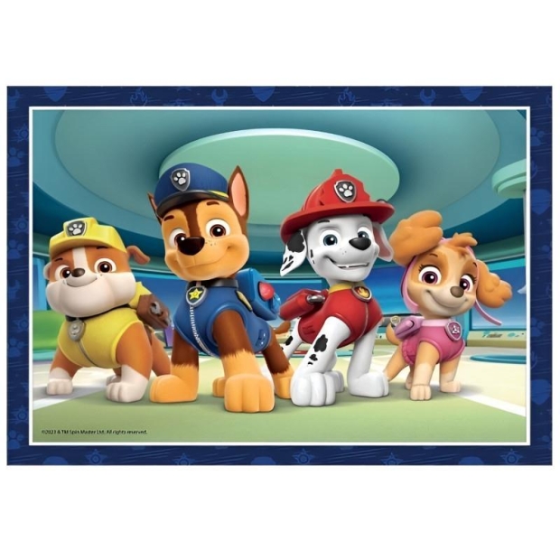 Clementoni Puzzle 4 w 1 Super Kolor PawPatrol-9715904