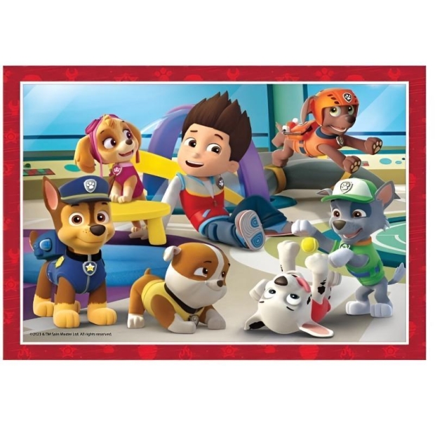 Clementoni Puzzle 4 w 1 Super Kolor PawPatrol-9715905
