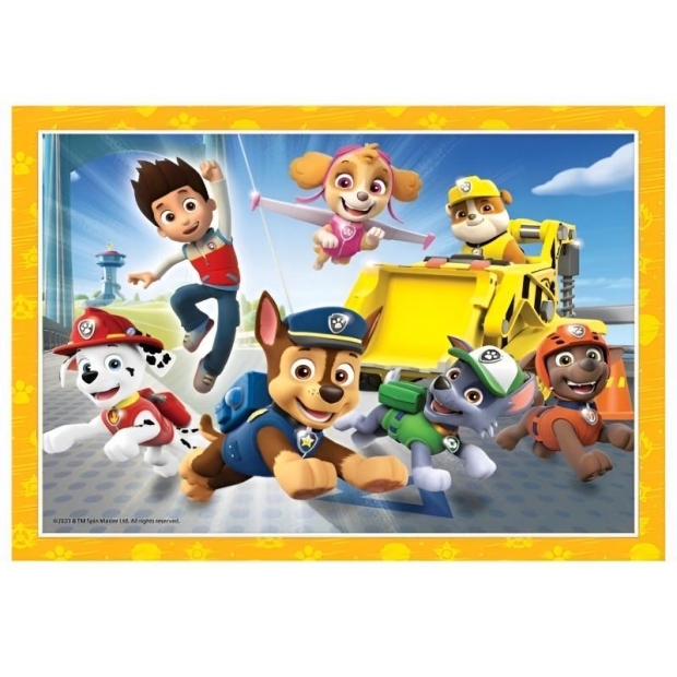 Clementoni Puzzle 4 w 1 Super Kolor PawPatrol-9715907