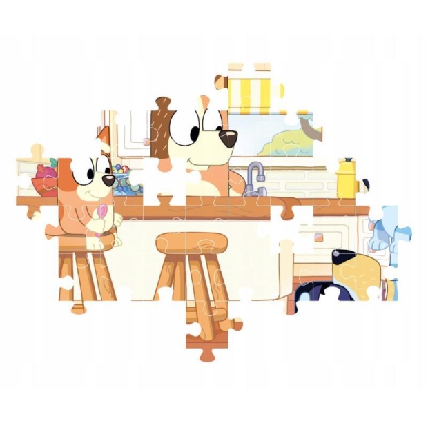 Clementoni Puzzle 104 el. Super Kolor Bluey-9715913