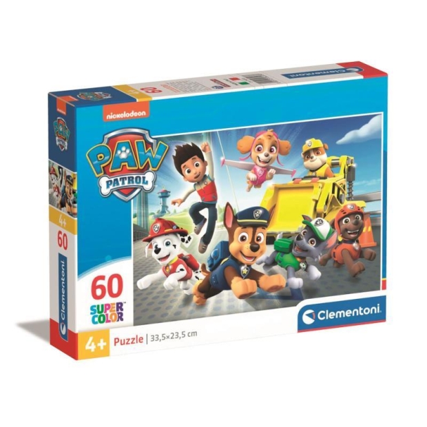 Clementoni Puzzle 60 elementów Super Kolor Psi Patrol