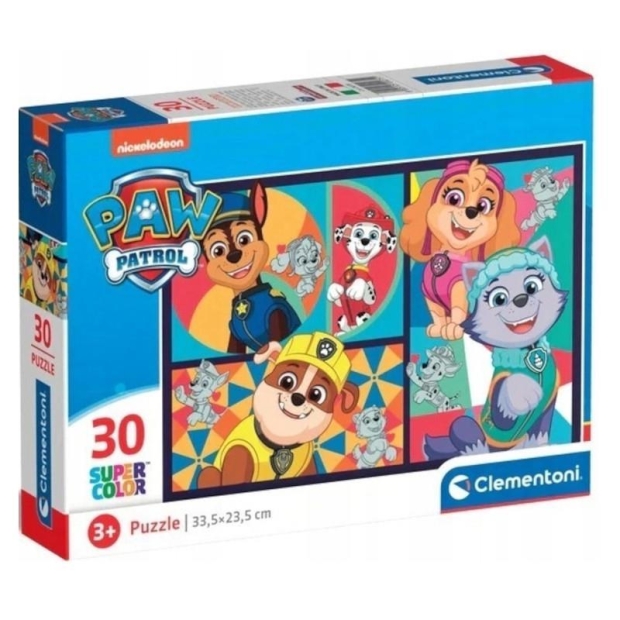 Clementoni Puzzle 30 elementów Super Kolor Paw Patrol