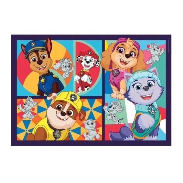 Clementoni Puzzle 30 elementów Super Kolor Paw Patrol-9716228