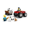 LEGO CITY 60461 Czerwony traktor z przyczepą i owcą-9738644