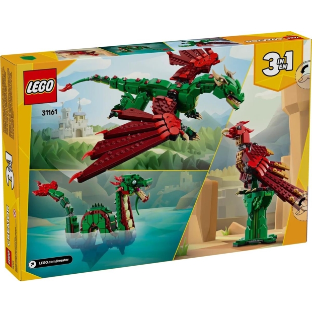 LEGO CREATOR 3w1 31161 Średniowieczny smok-9738801