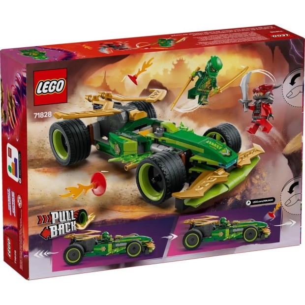 LEGO NINJAGO 71828 Samochód wyścigowy Lloyda z napędem typu pull-back-9756719