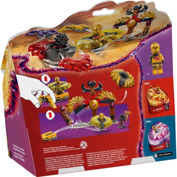 LEGO NINJAGO 71826 Smocze Spinjitzu — zestaw bitewny-9756744