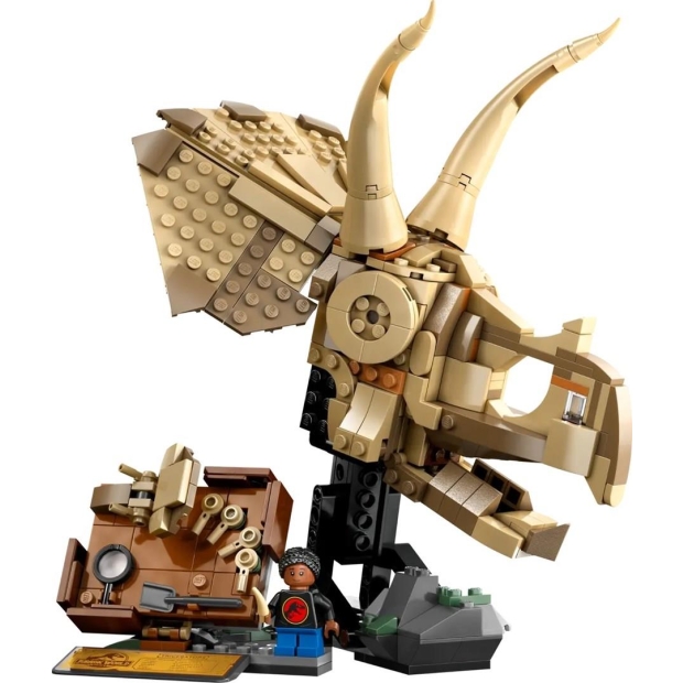 LEGO JURASSIC WORLD 76969 Szkielety dinozaurów: czaszka triceratopsa-9756841