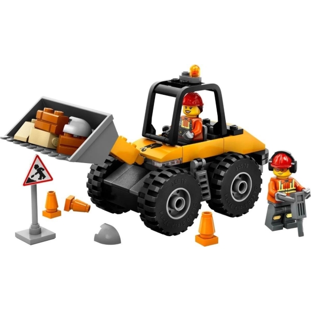 LEGO CITY 60450 Żółta ładowarka kołowa-9756871