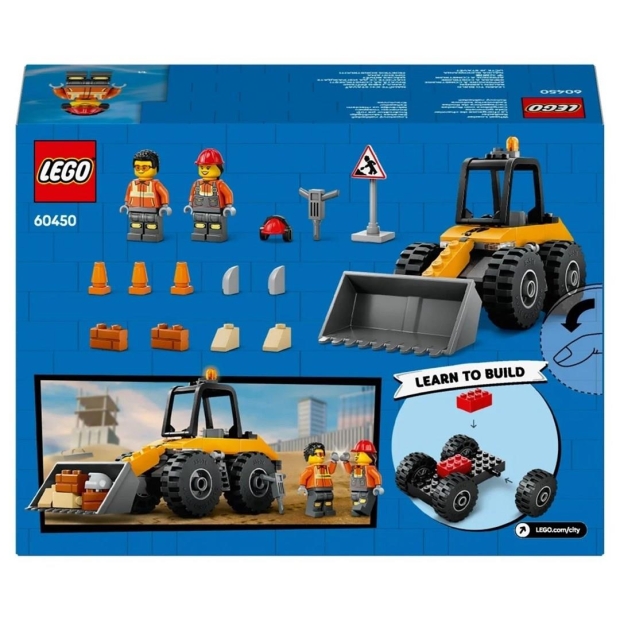 LEGO CITY 60450 Żółta ładowarka kołowa-9756872