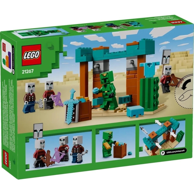 LEGO MINECRAFT 21267 Pustynny patrol złosadników-9785612